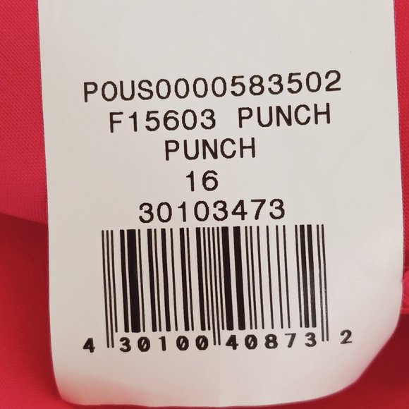 David's Bridal Women's Plus Punch Sheer Chiffon Tank With Rouching Dress Size 16 - Picture 13 of 16